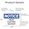 Signmission Main Electric Shutoff, 24 in W x Rectangle, Aluminum OS-2PACK-NS-A-1824-L-14078 - alternate 7